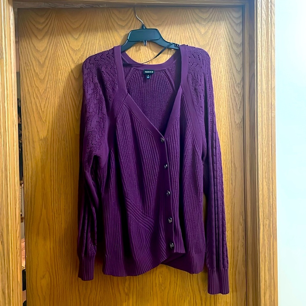 Torrid cardigan size 4 NWOT